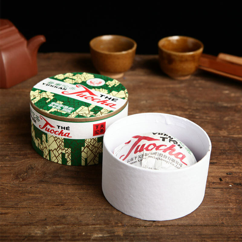 HelloYoung Xia Guan Shu Puer Xiao Fa Tuo Ripe Puerh Tea Tuo Cha 100g Main image