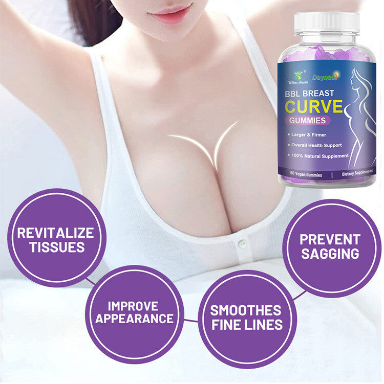 BBL Breast Curve Gummies - Enhance & Sculpt Your Bust with 100% Natural Remedies