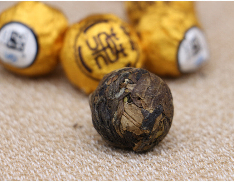 Handmade White Tea Ball Organic Ball-shaped Aged Shou Mei Tea