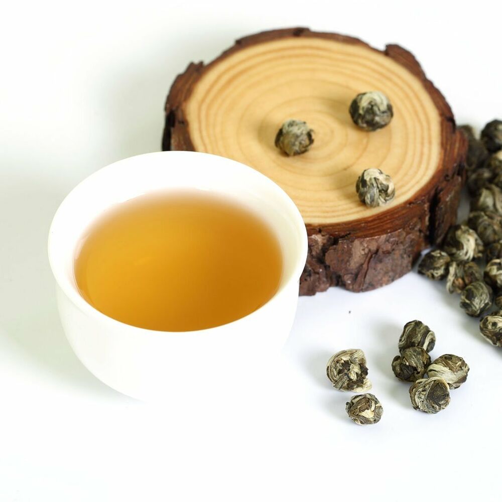 Premium Organic Jasmine Dragon Ball Green Tea Pure Chinese Leaf Loose 200g/7oz Secondary image