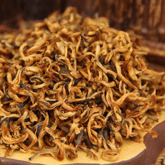 HelloYoung Tea/Yunnan Dian Hong Premium Honey Golden Bud DianHong Black Tea 100g