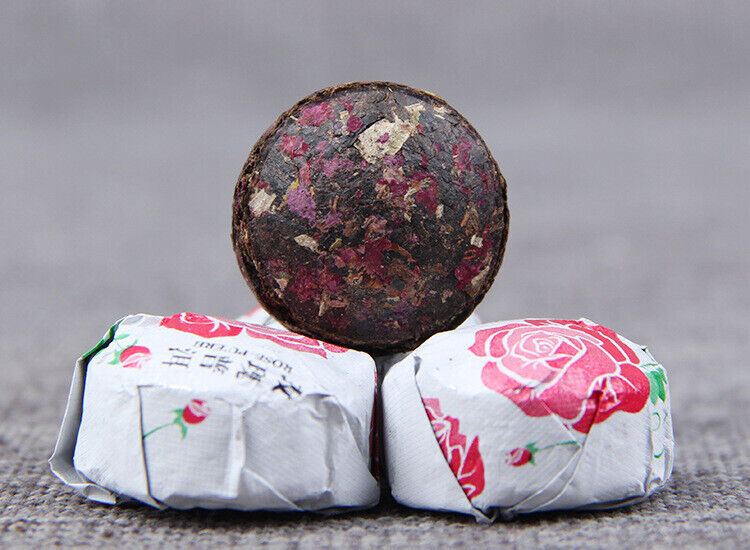HelloYoung Yunnan Puer Tuo Red Rose Flower Flavor Mini Ripe Tuocha Pu'er Pu Erh Tea 500g