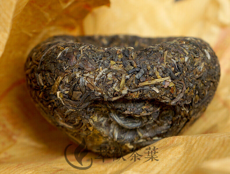 HelloYoung Xiaguan Golden Silk Tuo Cha Organic Puer Tea Raw Pu-erh Tea Tuocha 100g Box