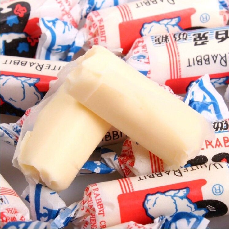 HelloYoung 100-500g Creamy Candy, White Rabbit Milky Hard Candy, Sweets Cute snack foods Secondary image