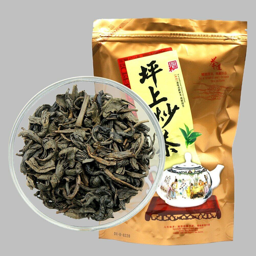 HelloYoung China Chao Cha Organic Jieyang Pingshang Fried Tea Roasted Oolong Cha Main image