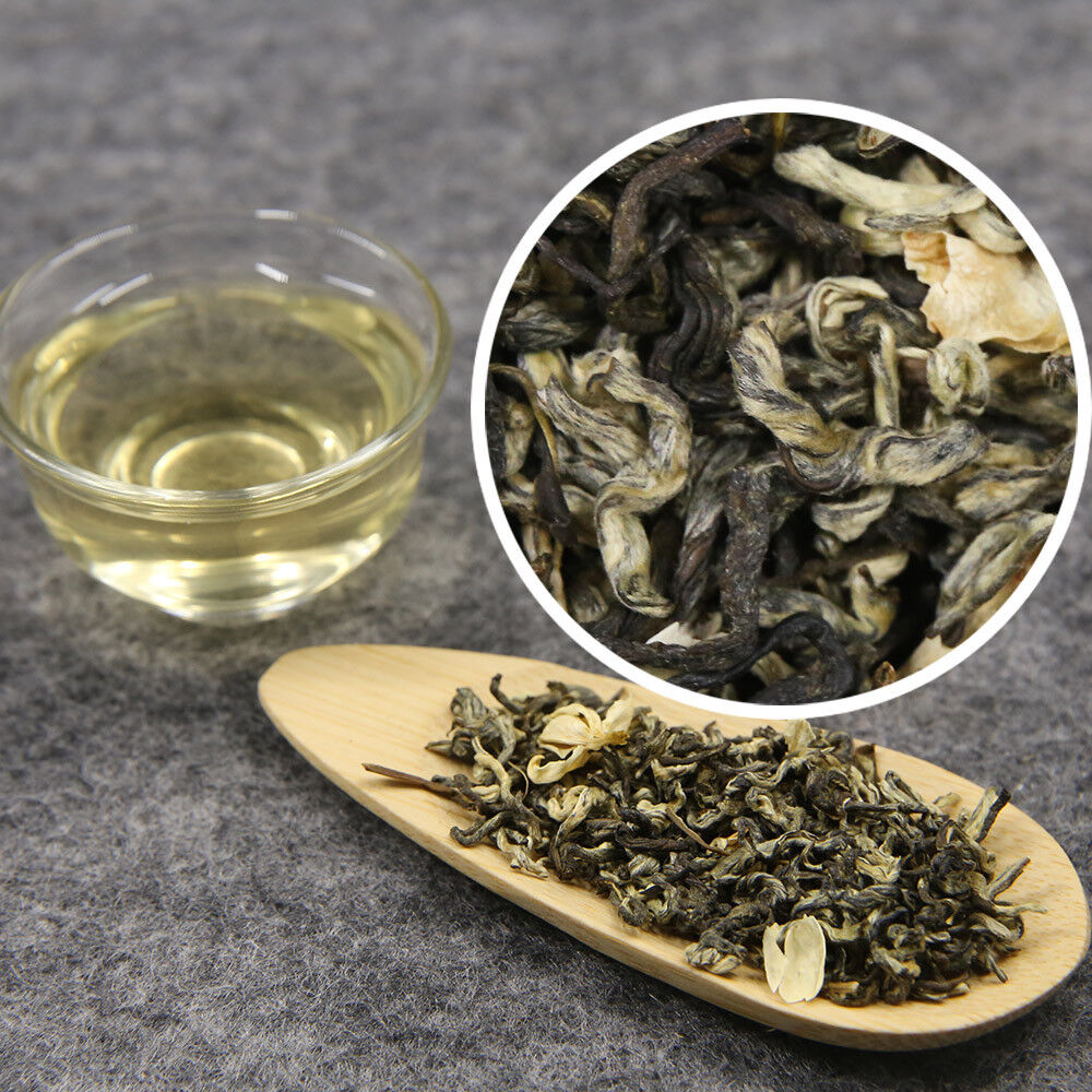 HelloYoung Jasmine Green Tea Jasmine Scented Molihua Flower Tea Loose Leaf Main image