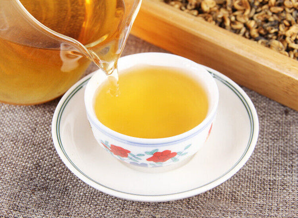 HelloYoung TeaPremium Golden Snail Dian Hong Jin Luo Handmade Pure Bud China Yunnan Black Tea