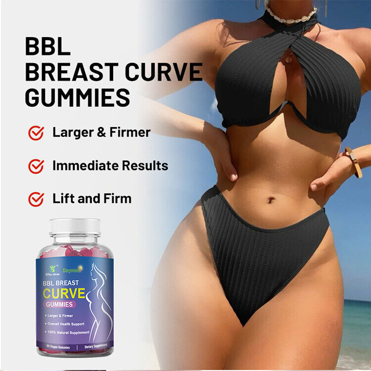 BBL Breast Curve Gummies - Enhance & Sculpt Your Bust with 100% Natural Remedies