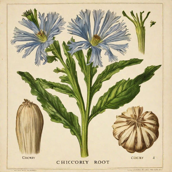 Chicory Root Roasted High Quality Granules (Cichorium intybus) Herbalism