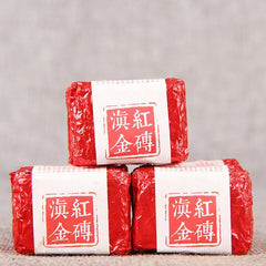 HelloYoung TeaBlack Tea Mini Fengqing Yunnan Dianhong Gold Cube Small Compressed tea 100g