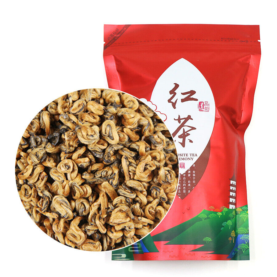 HelloYoung Yunnan Fengqing DianHong Huang Jin Luo Loose Leaf Golden Dianhong Balck Tea Main image