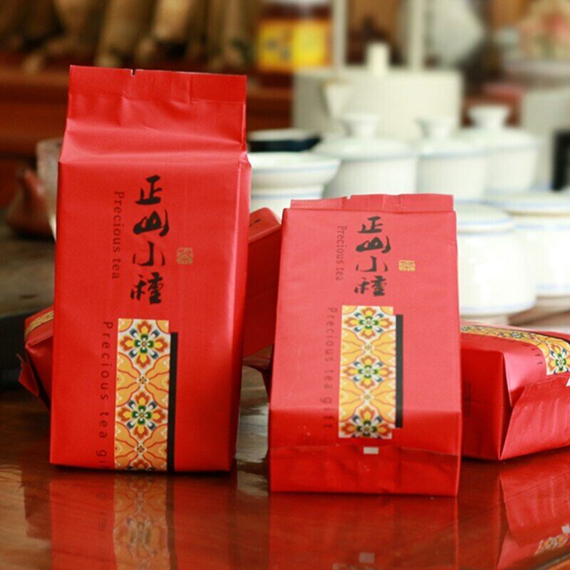 HelloYoung TeaLapsang Souchong Black Tea Loose Leaf Non-smoky Wuyi Mountain Tea 125g