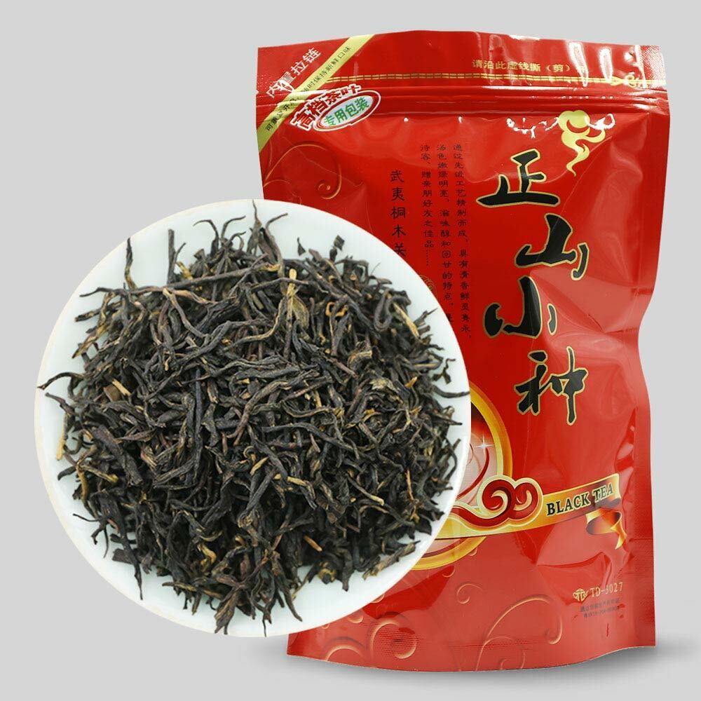 HelloYoung TeaWuyi Red Tea Zheng Shan Xiao Zhong Lapsang Souchong Black Tea Loose Leaf Main image