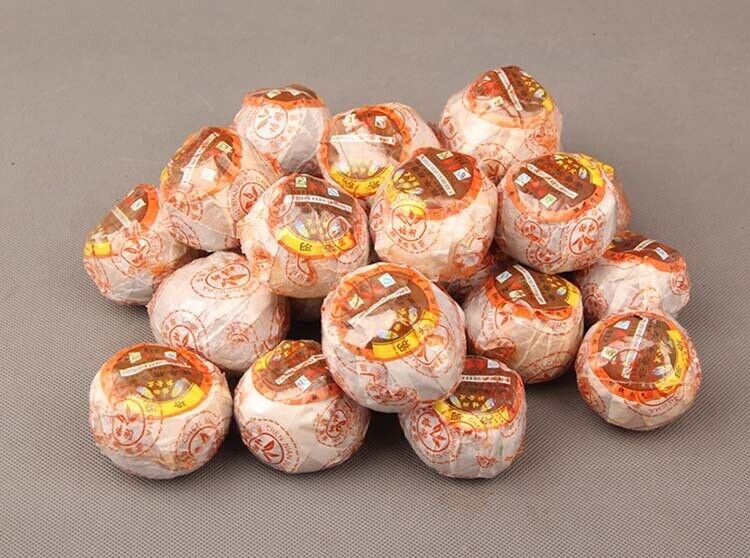 HelloYoung Xinhui Aged Chenpi Ripe Puer Tea Orange Skin Puerh Pu'er Loose Tea PEI YU 312