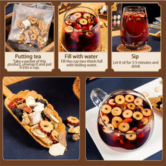 Kidney Tea Chinese Herbal Tea Kidney Tea Formula Ginseng Six Treasure Tea