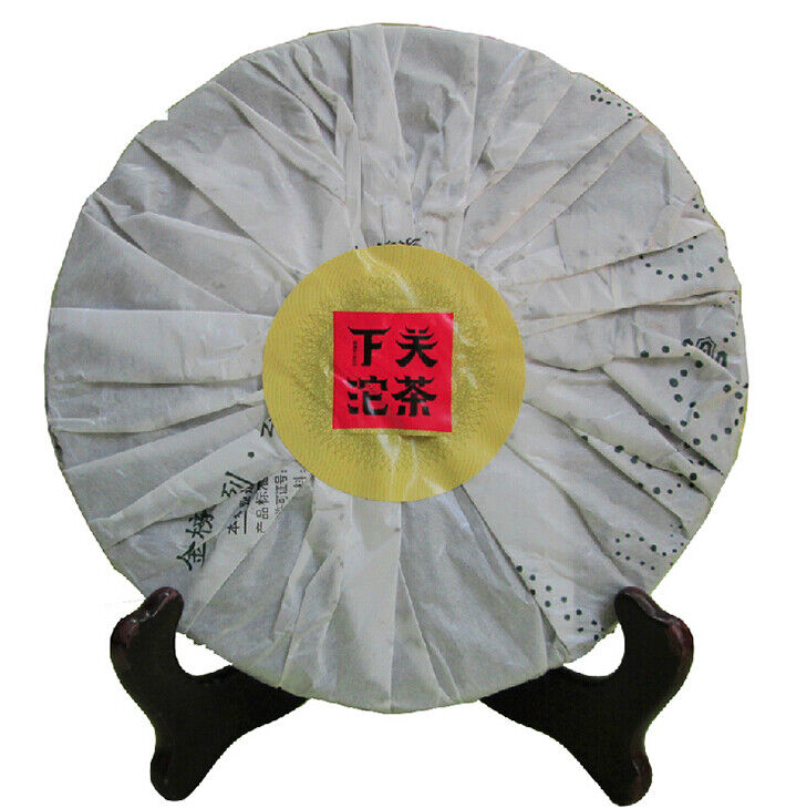 HelloYoung Iron Cake T8653 * XiaGuan Tuocha Pu'er Puer Puerh Tea Raw Shen Cake 357g