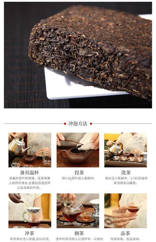 HelloYoung TeaCHINA TEA Anhua Dark Tea Hand-built Fu Brick Yuntai Moraine Black Tea 1kg