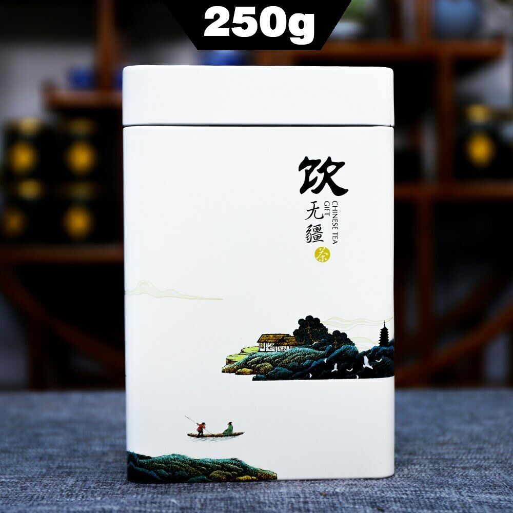 HelloYoung Jasmine King Tea Silver Needle Jasmine Scented Green Tea Metal Box 250g