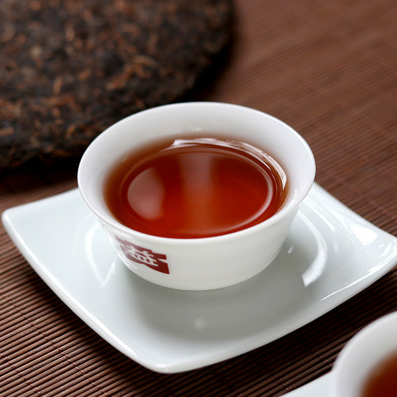 TemuTea 357g  Puer Tea Cake,  Dayi Ripe Pu'er Tea