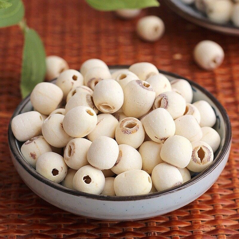 HelloYoung Dried Bailian Premium Dried Shelled Bailian / White Lotus Seed 白蓮子 Chinese Herbs Secondary image