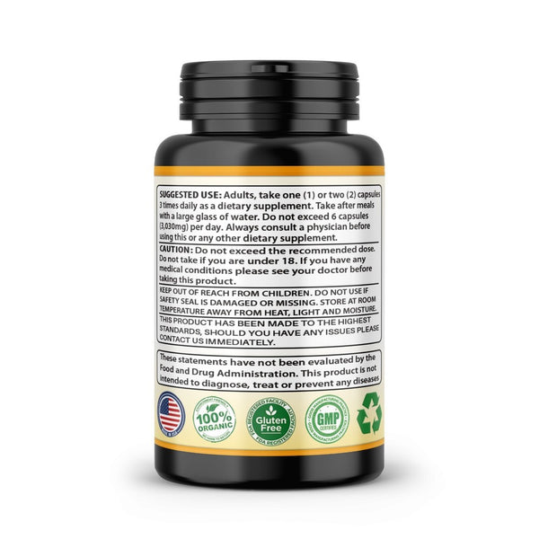 Triple Strength Capsules Turmeric Curcumin with Ginger 120 and Bio pepper 2600mg