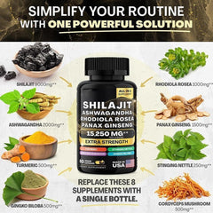 Sea Moss & Shilajit Power Combo Regulates blood sugar and blood pressure