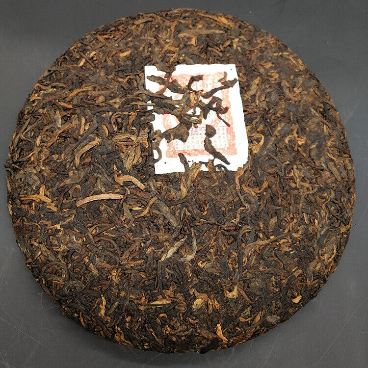 HelloYoung Yunnan Tong Qing Hao Yiwu Mt. Old Tea Puerh Tea Cake Ripe Puer Cooked 357g Secondary image