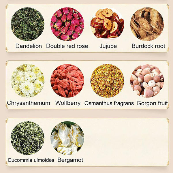 HelloYoung Liver,Kidney and Pancrea Herbal Compound Detox & Cleanse Herbal Tea 30 Bags