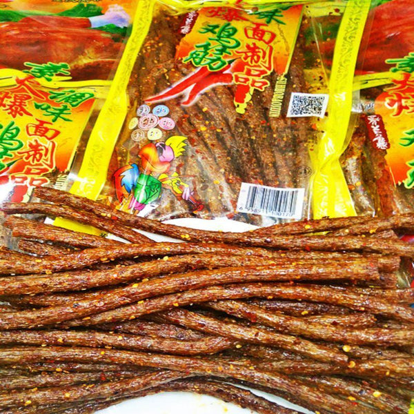 172g/ Pack Chinese Spicy Strips Snack Snack Hot Chicken Tendon Spicy Strips