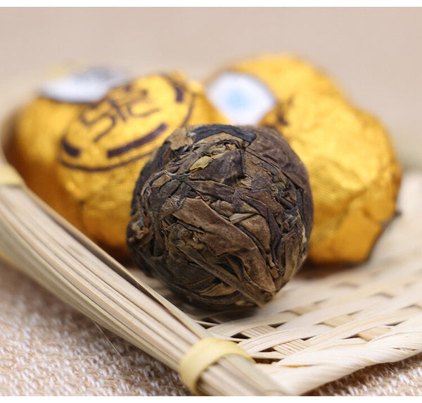 Eyebrow Handmade White Tea Ball Organic Ball-shaped Aged Shou Mei Longevity