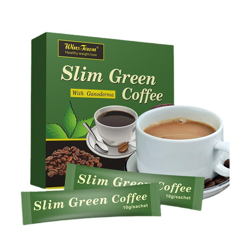 Weight Loss Detox Tea 18pcs Box Slim Green Coffee with Ganoderma