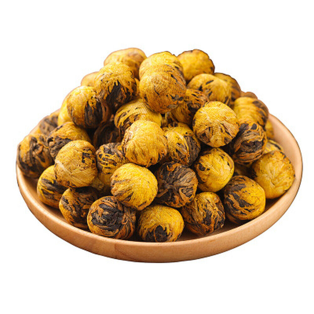 HelloYoung Teachrysanthemum Dian Hong Blooming Tea Ball Black Tea Dragon 500g Gold Huang Ju Main image