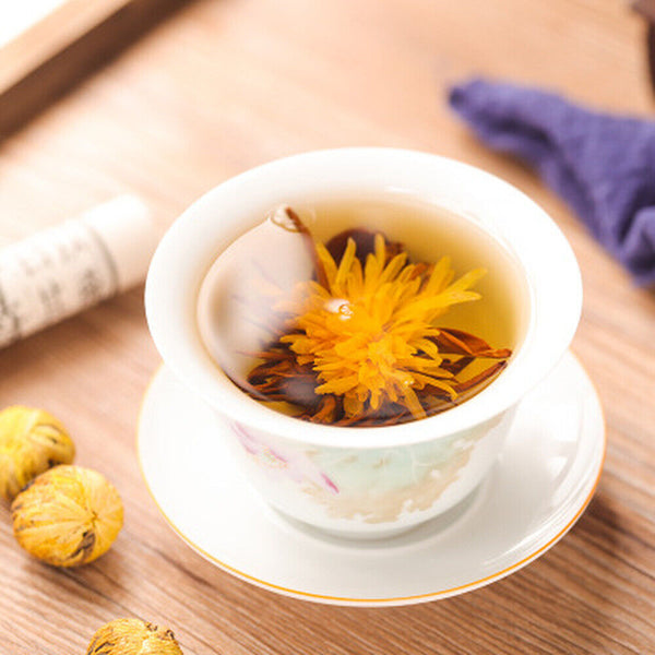 HelloYoung Teachrysanthemum Dian Hong Blooming Tea Ball Black Tea Dragon 500g Gold Huang Ju