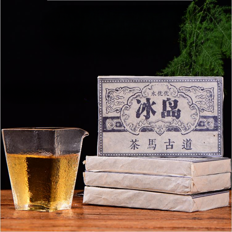 200 g Bingdao Puerh  Raw Tea Brick Yunnan Iceland Puerh Sheng Tea Puerh Secondary image