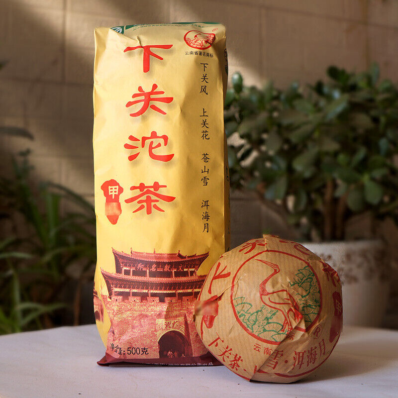 HelloYoung Jia Ji Tuo Cha * Yunnan Xiaguan Raw Pu'er Tea Grade A Sheng Puer Tea 500g
