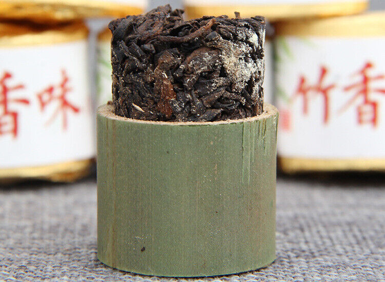 HelloYoung Year Supreme Bamboo Bingdao Ancient Pu'er Puerh Tea Yunnan Puer Ripe 500g