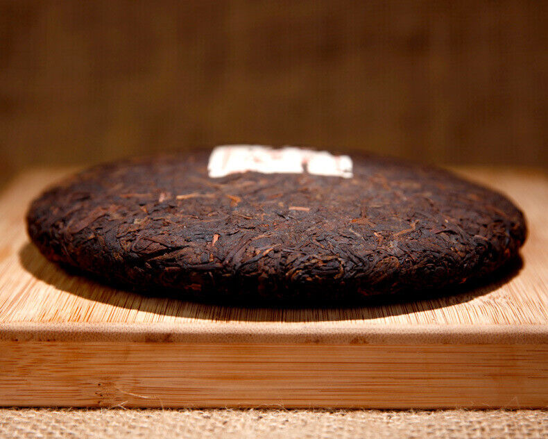 HelloYoung Ji Shun Hao Ma Bang Tribute Tea Puerh Tea Cake Ripe 357g Puer Cooked Black