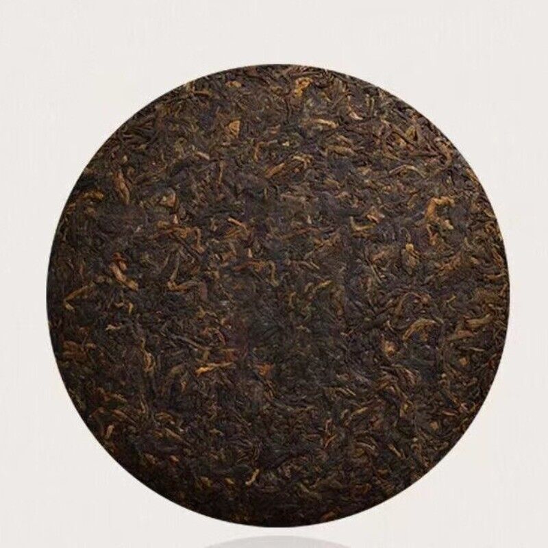 357g Yunnan Ripe Pu-erh Tea Zhongcha Yiwu Pu'er Tea Cake Premium Puerh Cake Tea Secondary image