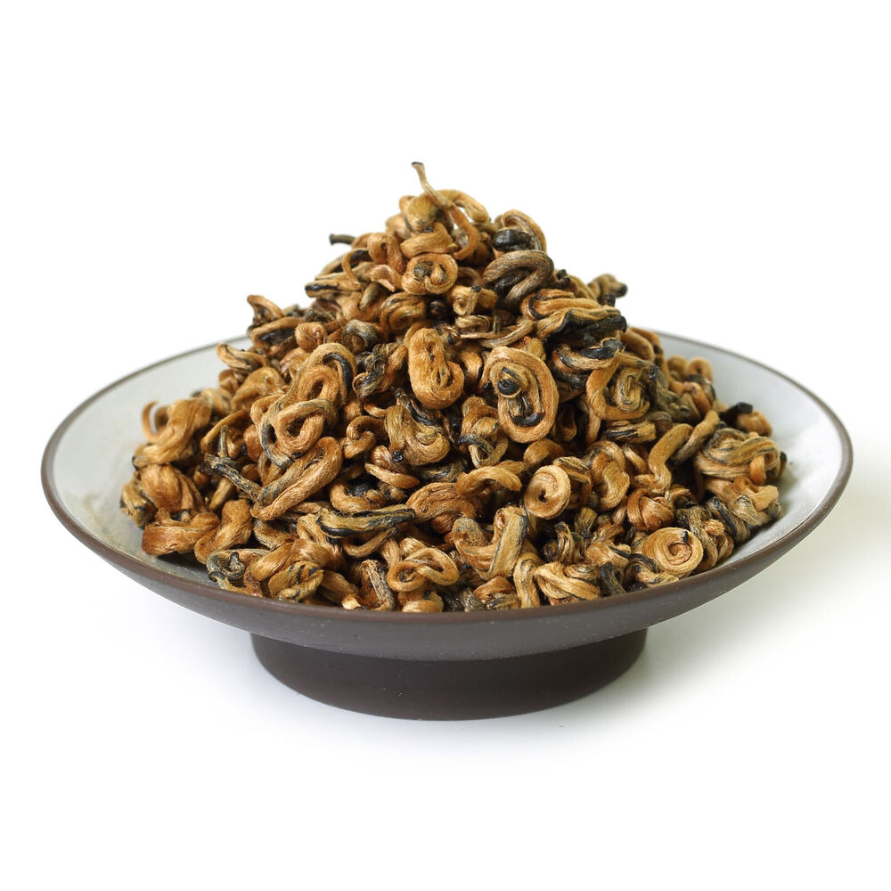 HelloYoung TeaHELLOYOUNG100g Nonpareil Supreme Yunnan Black Tea Dian Hong Snail Golden Bud Tea