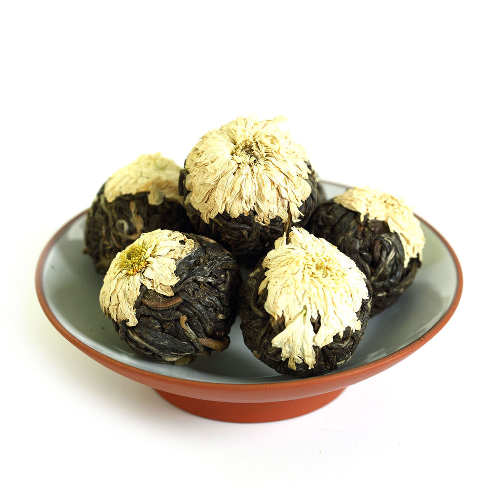 HelloYoung HELLOYOUNG 100g White Chrysanthemum Yunnan puer Pu'er Puerh Tea Raw Ball Tuo Main image