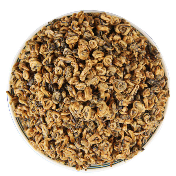 HelloYoung Yunnan Golden Dianhong Balck Tea Fengqing Dian Hong Huang Jin Luo Loose