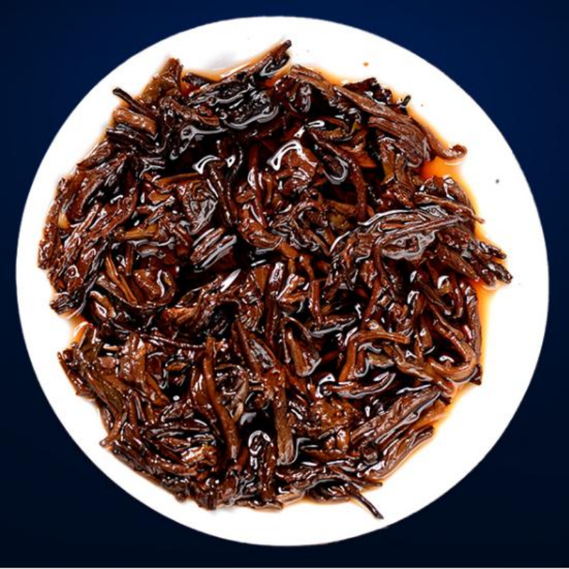 357g Yunnan Cooked Pu-erh Tea Laomane Puerh Ripe Tea Cake Organic Pu'er Cake Tea