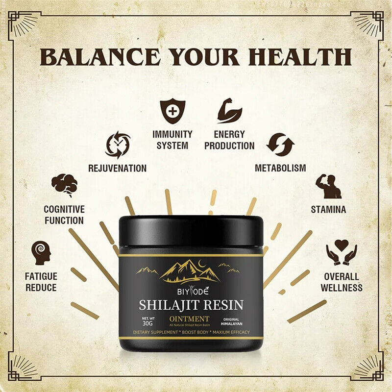 Himalayan Pure 100% Shilajit - Extrem Potente Organisches Weichharz, Fulvosäure