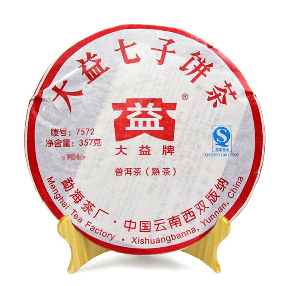 HelloYoung TAETEA 7572 Random Batch Ripe Puer High Quality Shu Puerh 357g Main image