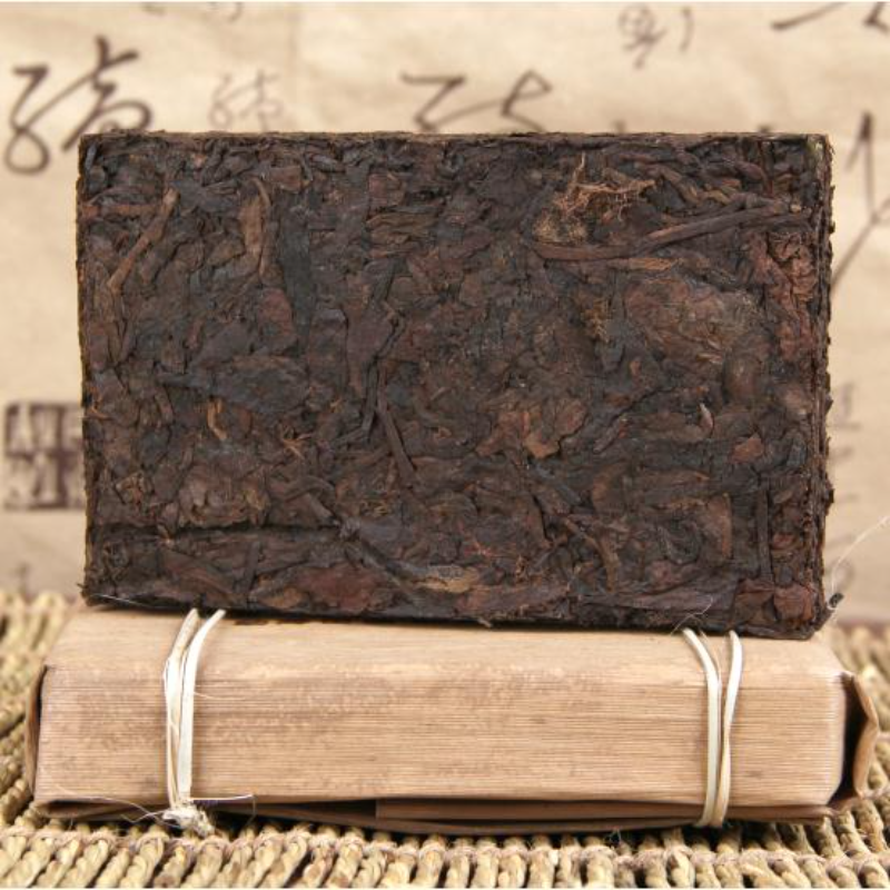 250g Yunnan Ripe Puerh Tea Menghai Pu-erh Cooked Tea Brick 7562 Pu'er Tea Secondary image