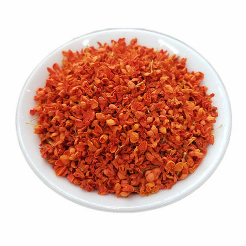 HelloYoung 100% Natural Sweet Red Osmanthus Aromatic Tea* Chinese Dried Tangi Flower Tea Main image