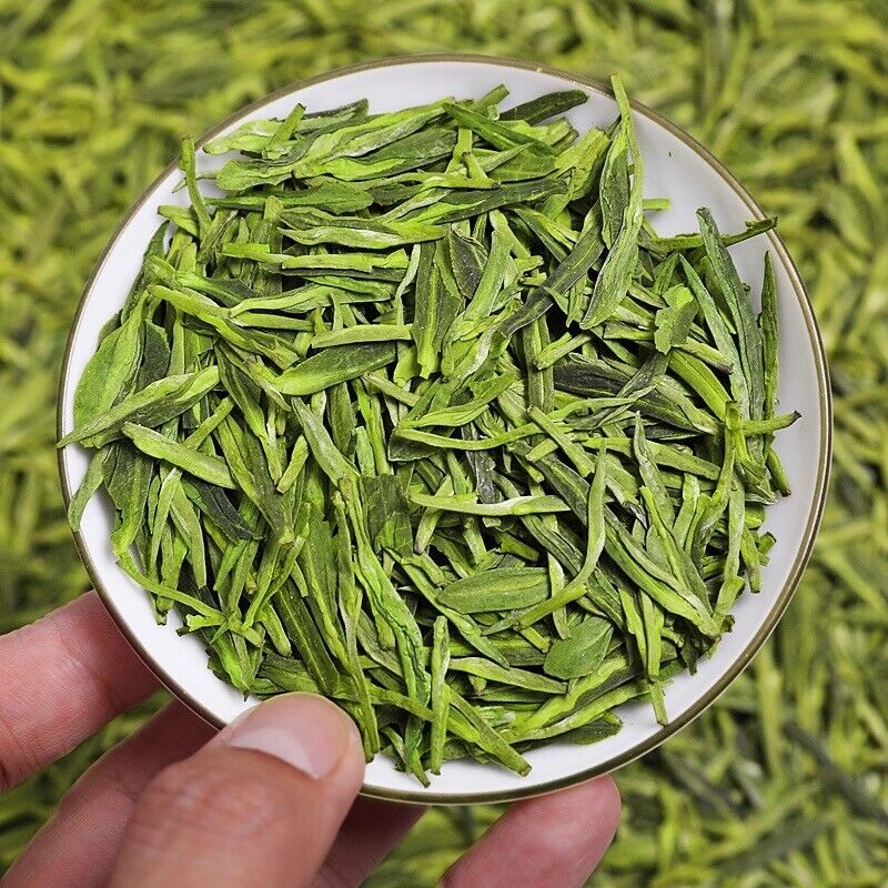 HelloYoung Dragon Well Green Tea, New Spring Organic Tea, Longjing Chinese Green Tea Main image