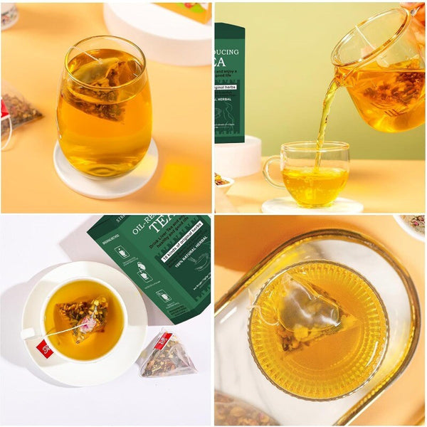 Oil Cleansing Tea for Liver Oil-Reducing Tea-10 Herbal with Excellent Formula