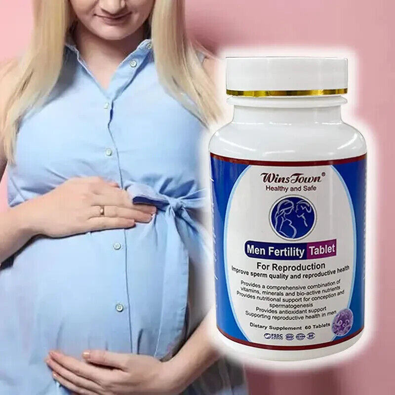 2 bottles of Men Fertility Tablets + Women Health Fertility Tablets Supplements