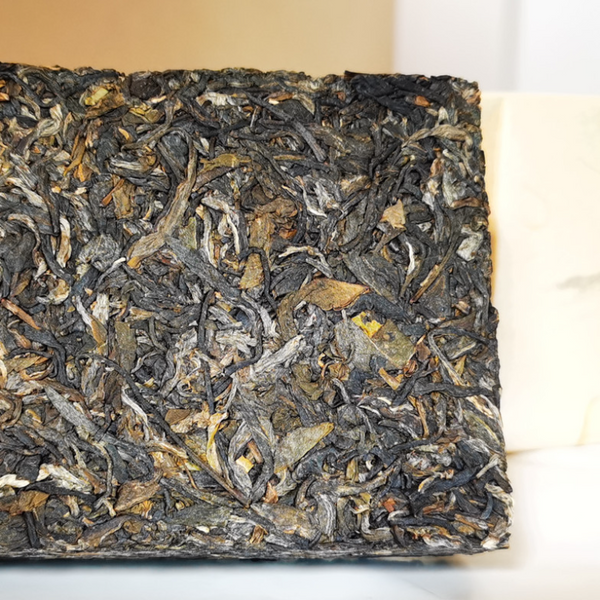 500g Old Puerh Raw Tea Brick Spring Pu-erh Tea Meiziqing Yunnan Pu'er Green Tea